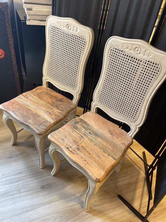 2 Wooden Chairs